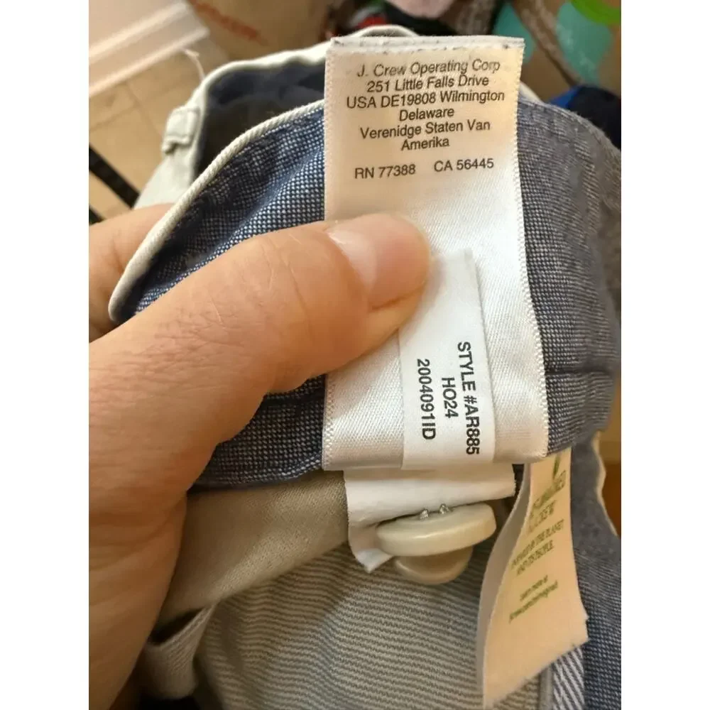 J.Crew 484 Slim-Fit Stretch Weathered Chino Pants